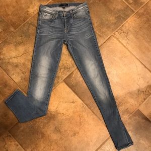 Light wash flying monkey jeans